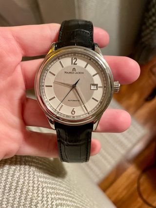 Reloj Maurice Lacroix Automático Plata Negro