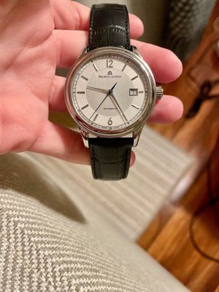 Reloj Maurice Lacroix Automático Plata Negro