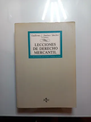 Lecciones de Derecho Mercantil