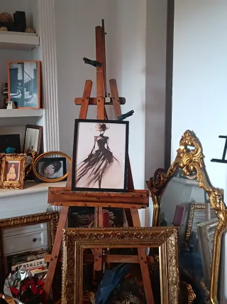 Cuadro de moda mujer