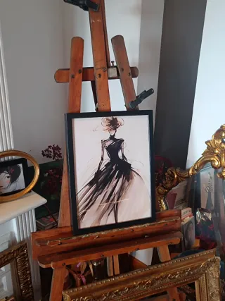 Cuadro de moda mujer