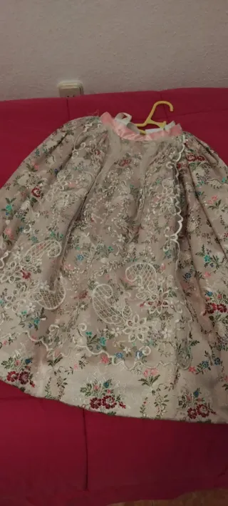 Traje Fallera Niña Rosa Talla 6-8