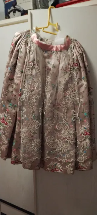 Traje Fallera Niña Rosa Talla 6-8