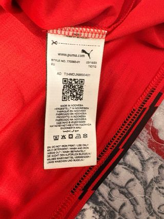 Maglia AC Milan Puma XL Originale