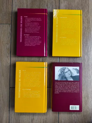 4 libros x 5€. Mujer Testimonios