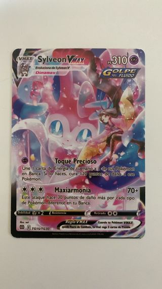 Pack Cartas Pokémon Sylveon VMAX y V