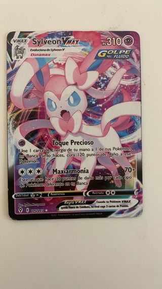 Pack Cartas Pokémon Sylveon VMAX y V