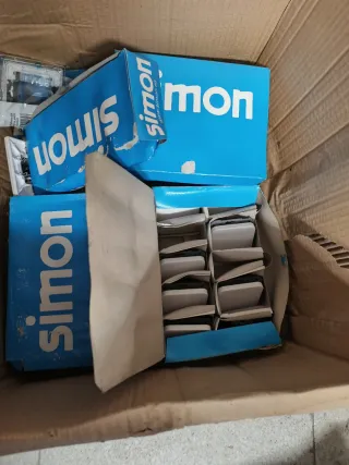 Cajas Simon mecanismos y embellecedores