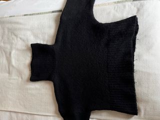 Jersey cuello vuelto negro de Zara