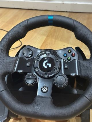 logitech g923 volante y pedal