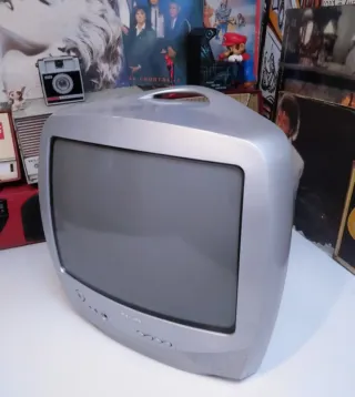 Televisor Vintage Philips 14 Gris
