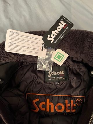 SCHOTT Giubbotto Pelle Aviatore LC1380 - XL