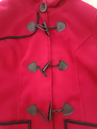 Chaqueta de paño roja