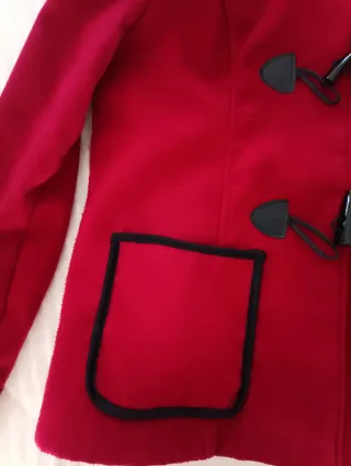 Chaqueta de paño roja
