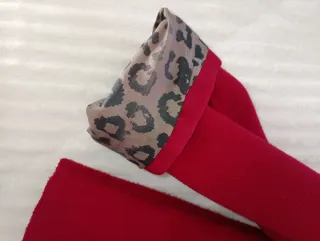 Chaqueta de paño roja