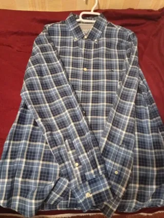 Camisa Ganso cuadros azul talla 39