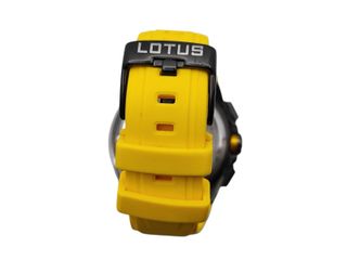 RELOJ LOTUS 18943 ESFERA NEGRA CORREA AMARILLA + CAJA