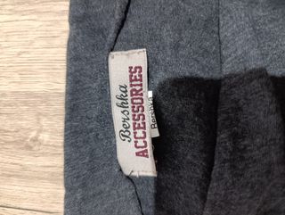 Bufanda Pañuelo Hombre Bershka Negro Gris
