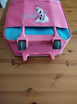 Maleta Viaje Frozen Elsa Azul y Rosa