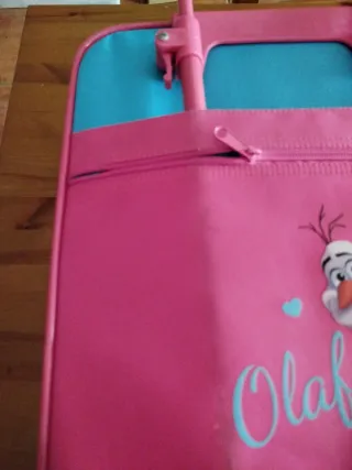 Maleta Viaje Frozen Elsa Azul y Rosa