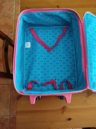 Maleta Viaje Frozen Elsa Azul y Rosa