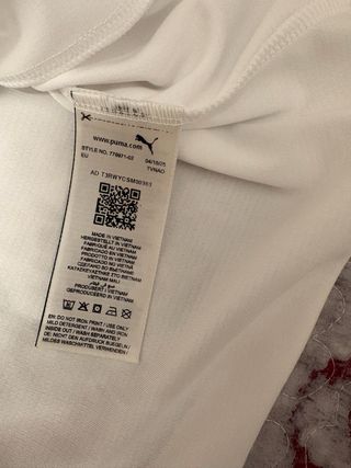 Maglia AC Milan Puma Uomo XL Originale Macchiata