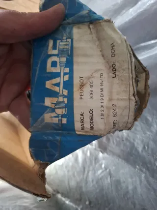 Transmisión derecha Peugeot 405