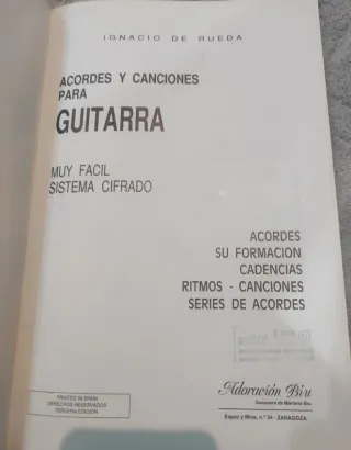 Libro Guitarra Acordes y Canciones