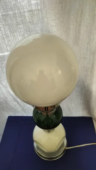 Lampada design ceramica e acciaio