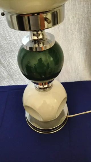 Lampada design ceramica e acciaio