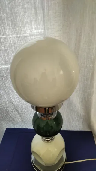 Lampada design ceramica e acciaio