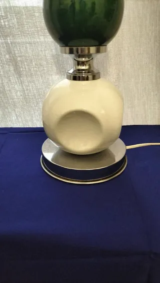 Lampada design ceramica e acciaio