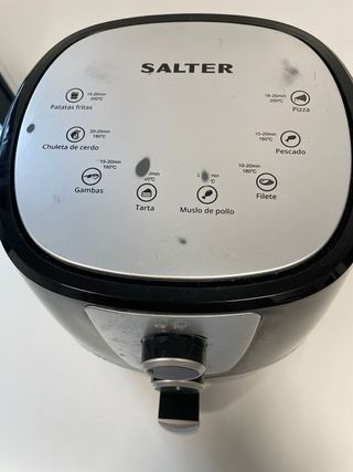 Freidora de aire negra