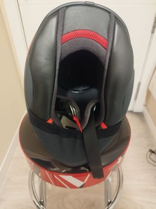 Casco Moto Shoei NXR 2 SHEEN BLACK RED TC1