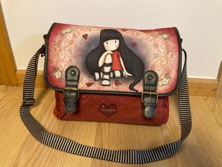 Mochila bandolera Gorjuss roja