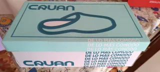 Zuecos Cruan Blancos Talla 42