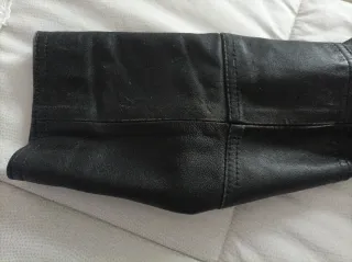 Giubbotto Zara Uomo Vera Pelle Nero