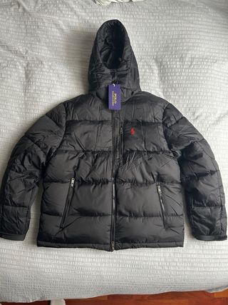 Abrigo Ralph Lauren Negro Talla L