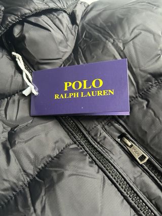 Abrigo Ralph Lauren Negro Talla L