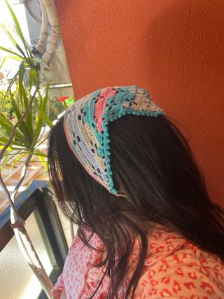 Bandana Crochet Hecha a Mano