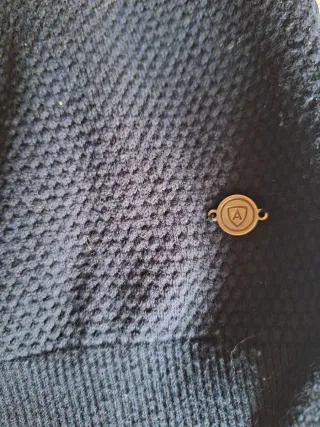 Jersey Álvaro Moreno Cremallera Azul. Talla M