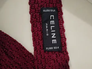 Corbata CELINE Seda Natural