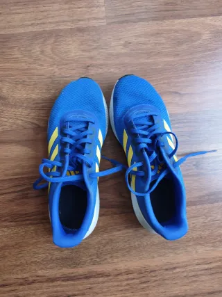 Zapatillas Adidas Hombre Azul y Amarillo