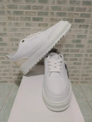 Scarpe uomo 42 moda bianche sneakers