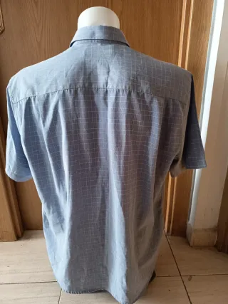 Camisa manga corta cuadros