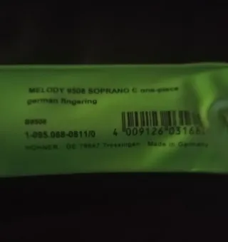 Flauta escolar color beige