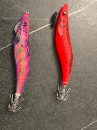 2 Señuelos de pesca para calamar