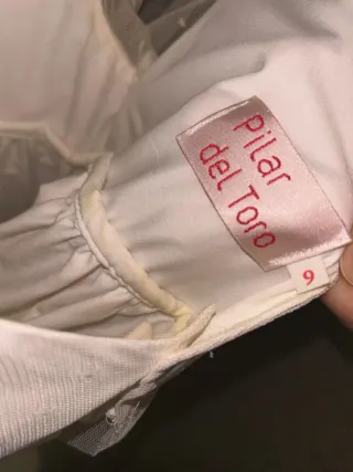 Vestido Comunión Pilar del Toro Blanco