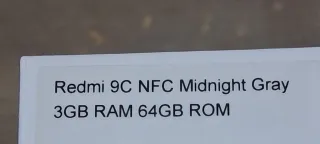 Xiaomi Redmi 9C NFC Negro