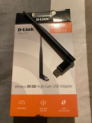 Adaptador WiFi D-Link DWA-127 USB 2.0 N150